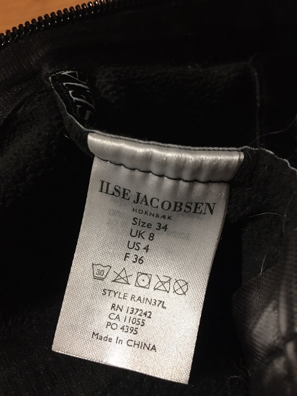 Ilse Jacobsen ILSE JACOBSEN Dark Blue RainCoat Jacket EU34 US4 Size S / US 4 / IT 40 - 12 Thumbnail
