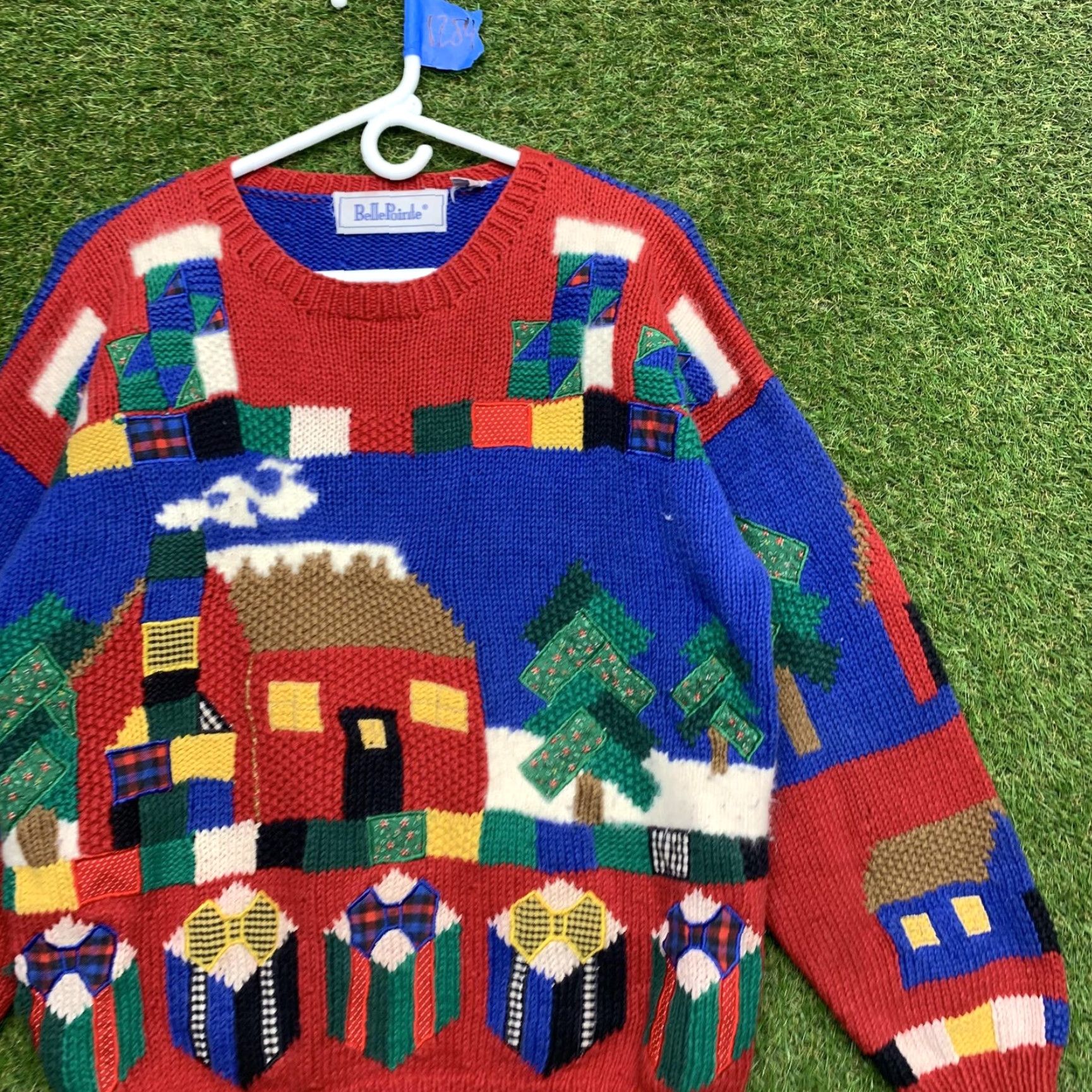 Vintage VINTAGE BellePointe Sweater Womens Large Ugly Christmas Village Gifts Pullover Size L / US 10 / IT 46 - 2 Thumbnail