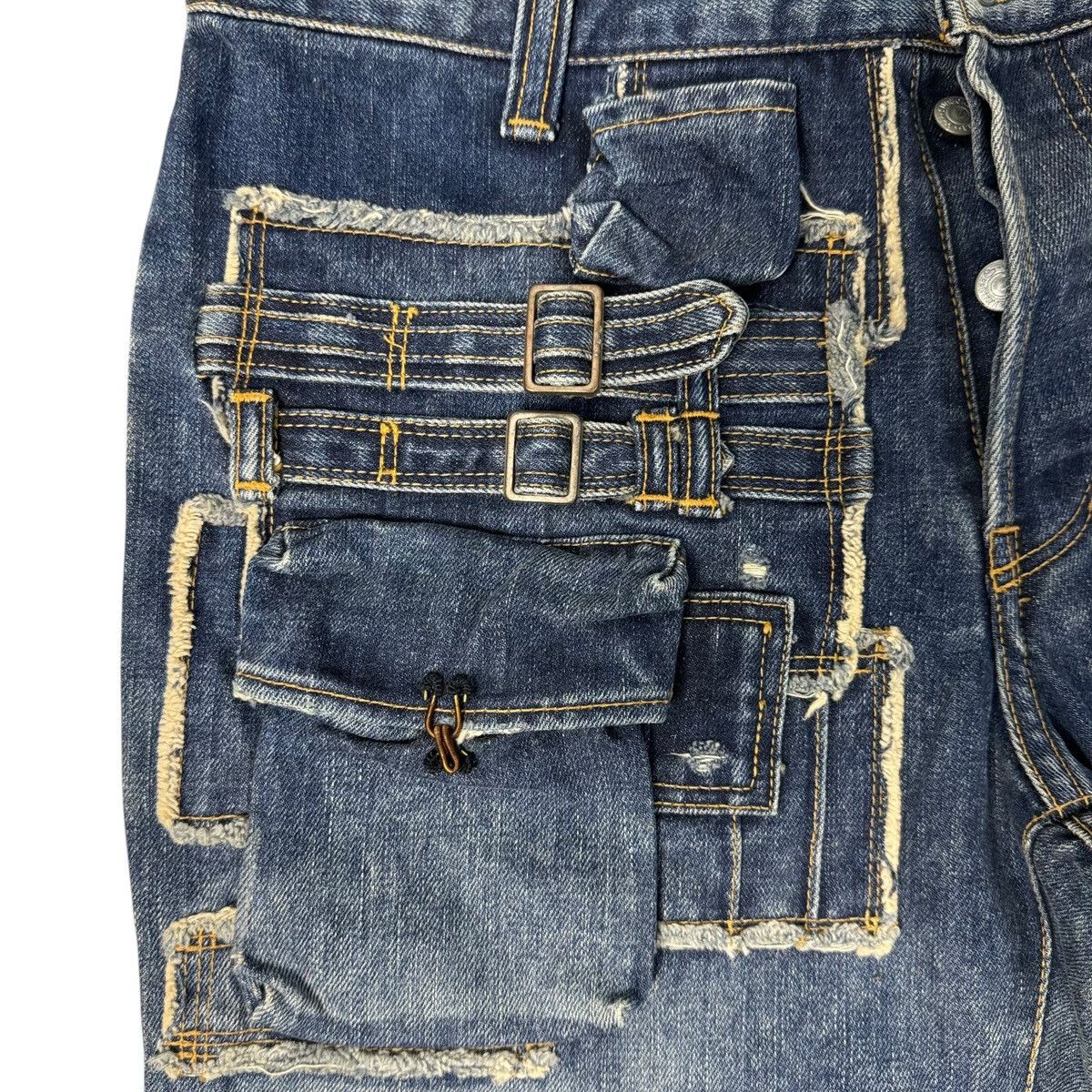 Issey Miyake Sunao Kuwahara Issey Miyake Multi Pocket Denim Short Size US 32 / EU 48 - 4 Thumbnail