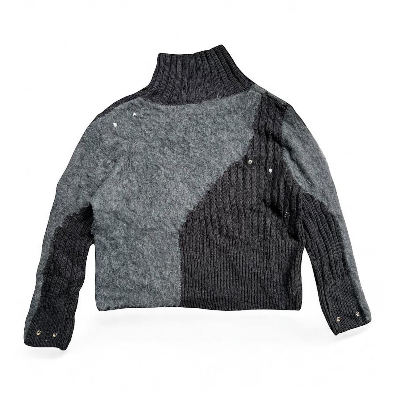 No Faith Studios Black and grey NO FAITH STUDIOS longsleeve sweater Size S / US 4 / IT 40 - 2 Thumbnail