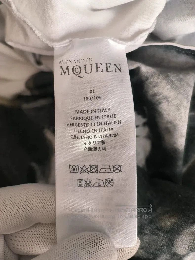 Alexander McQueen Alexander McQueen Skull Print Short Sleeve T. Size US XL / EU 56 / 4 - 7 Thumbnail