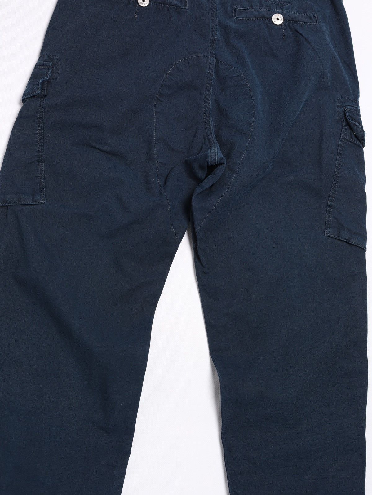 G-Star G Star Raw Cargo Pants Navy Patchwork Double Knee Workwear Size US 29 - 14 Thumbnail
