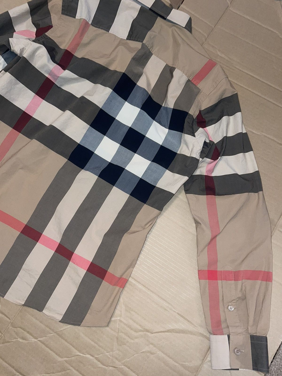 Burberry Burberry Check Long Sleeve Size US L / EU 52-54 / 3 - 8 Thumbnail