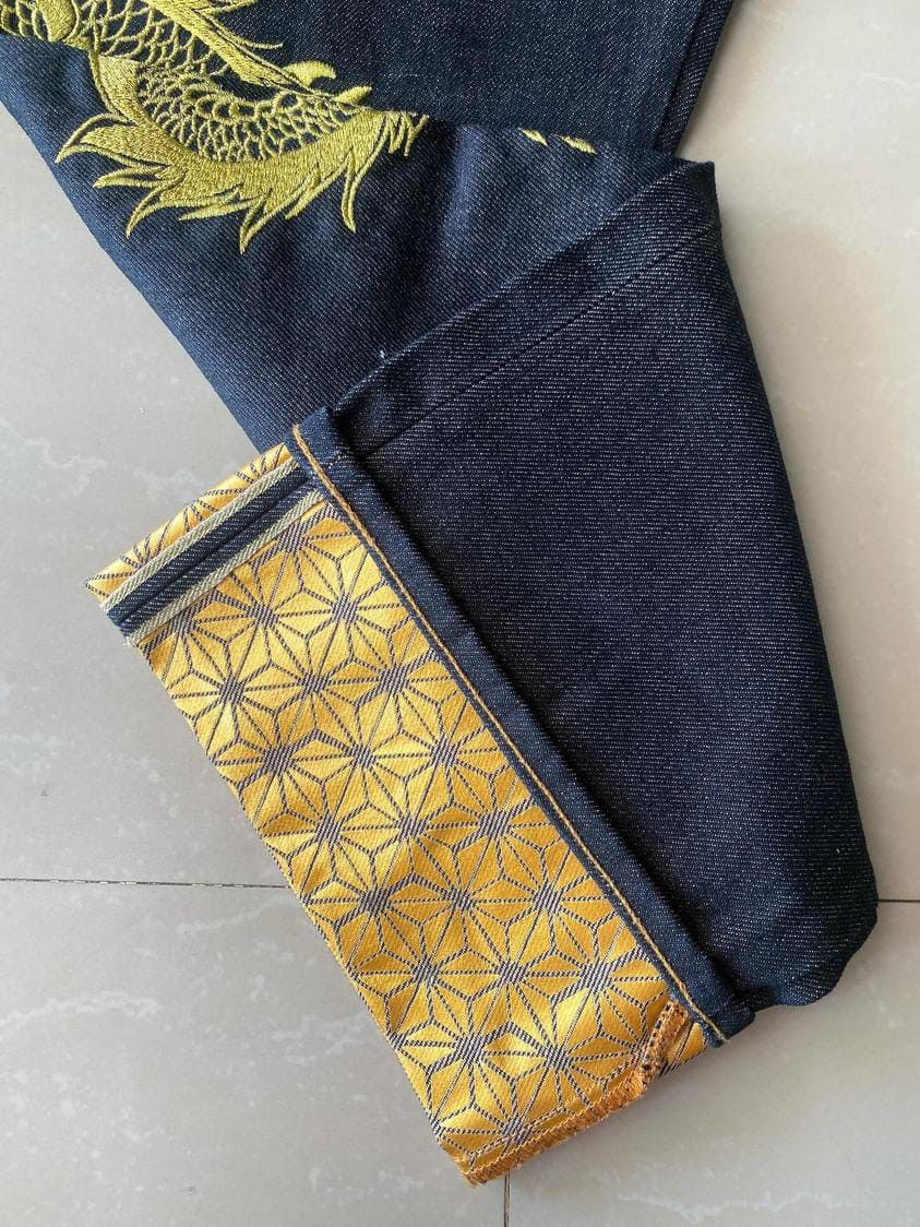 Evisu × Japanese Brand × Vintage Jeans Evisu Limited Collector Edition Year Of Dragon Size US 30 / EU 46 - 8 Thumbnail