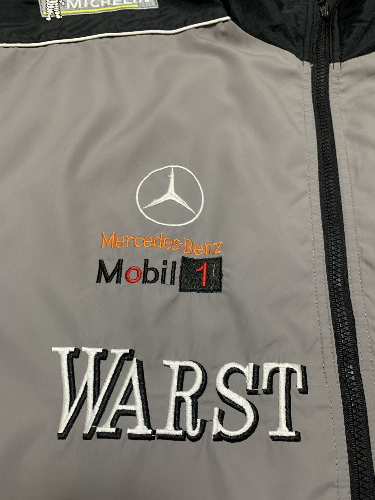 Formula 1 × Mercedes-Benz Vintage Mercedes Benz Jacket Bomber Warsteiner Michelin F1 Size US L / EU 52-54 / 3 - 6 Thumbnail