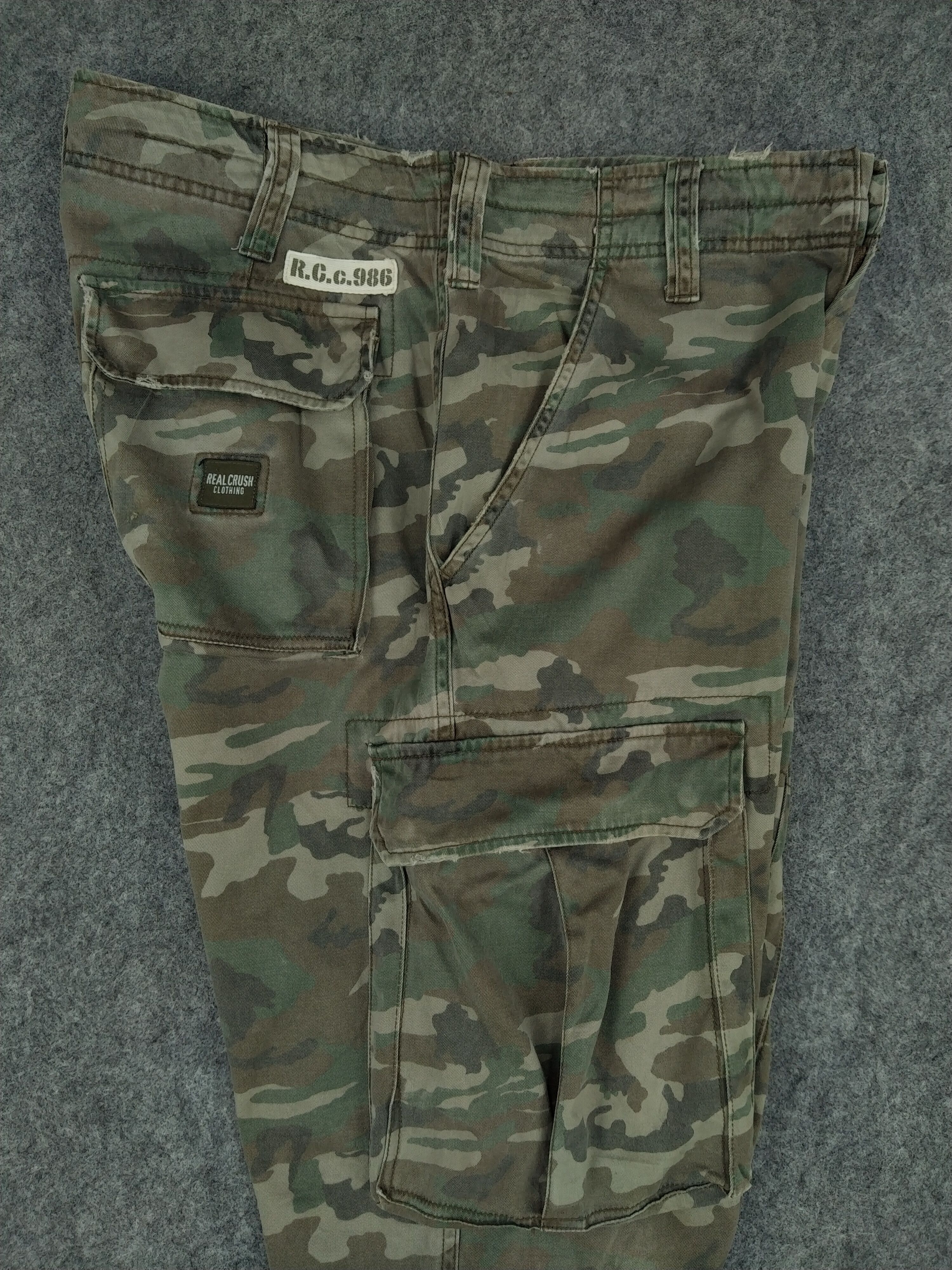 Japanese Brand Real Crush Japanese Brand Cargo Multi Pocket Pants -CP204 Size US 32 / EU 48 - 3 Thumbnail