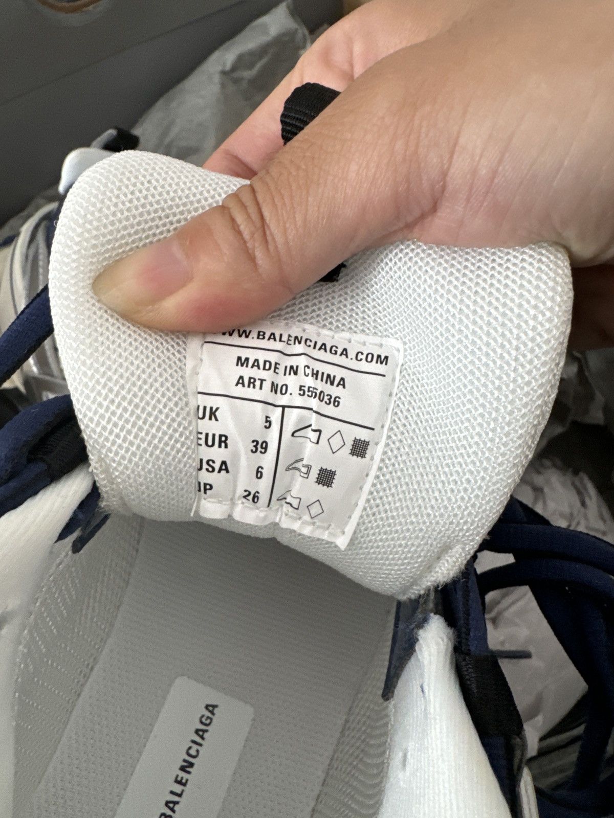 Balenciaga New Balenciaga Track LED Sneaker Metallic Silver and Blue Size US 9 / IT 39 - 4 Thumbnail