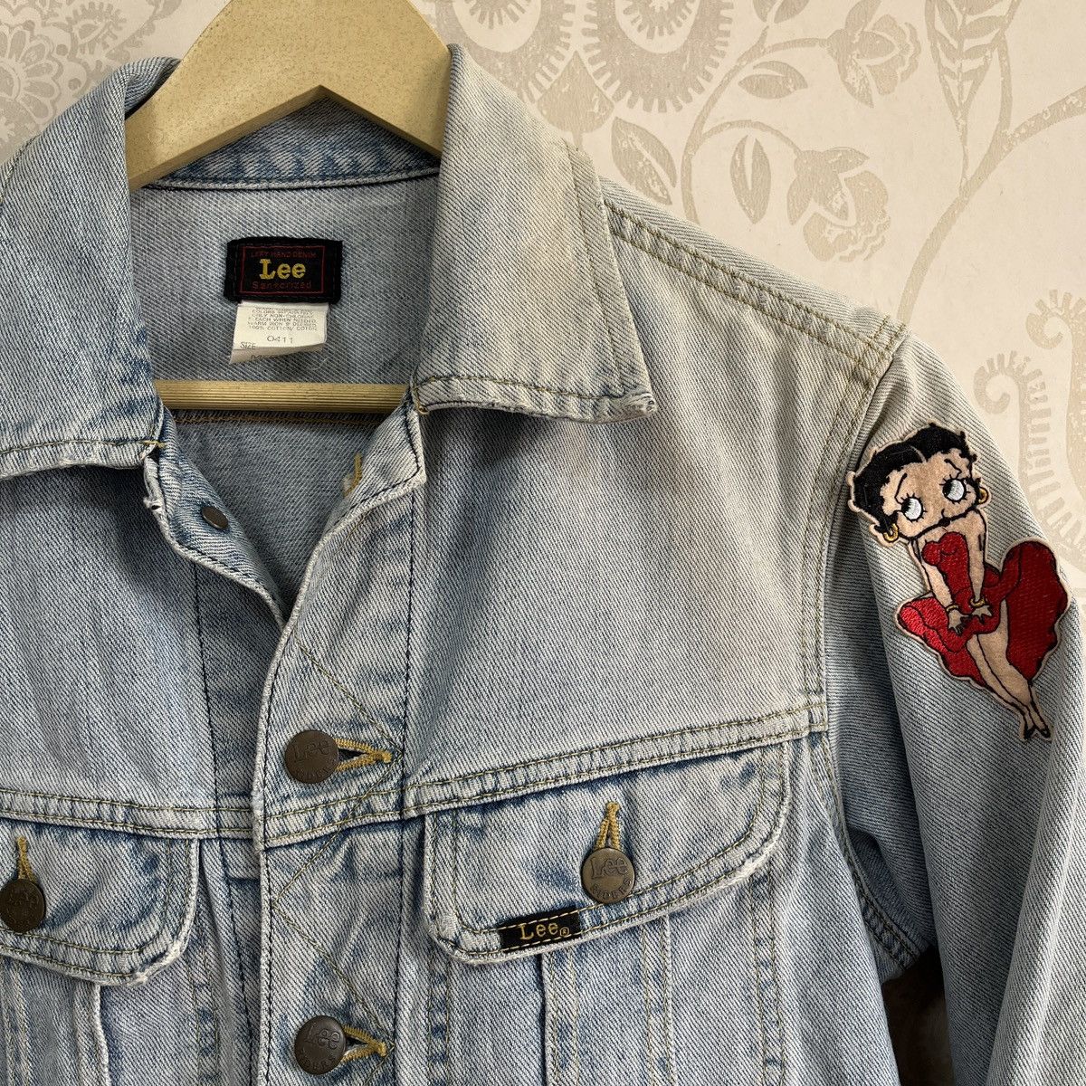 Lee Vintage 1980s Lee Storm Left Hand Denim Trucker Jacket 🇯🇵 Size US M / EU 48-50 / 2 - 6 Thumbnail