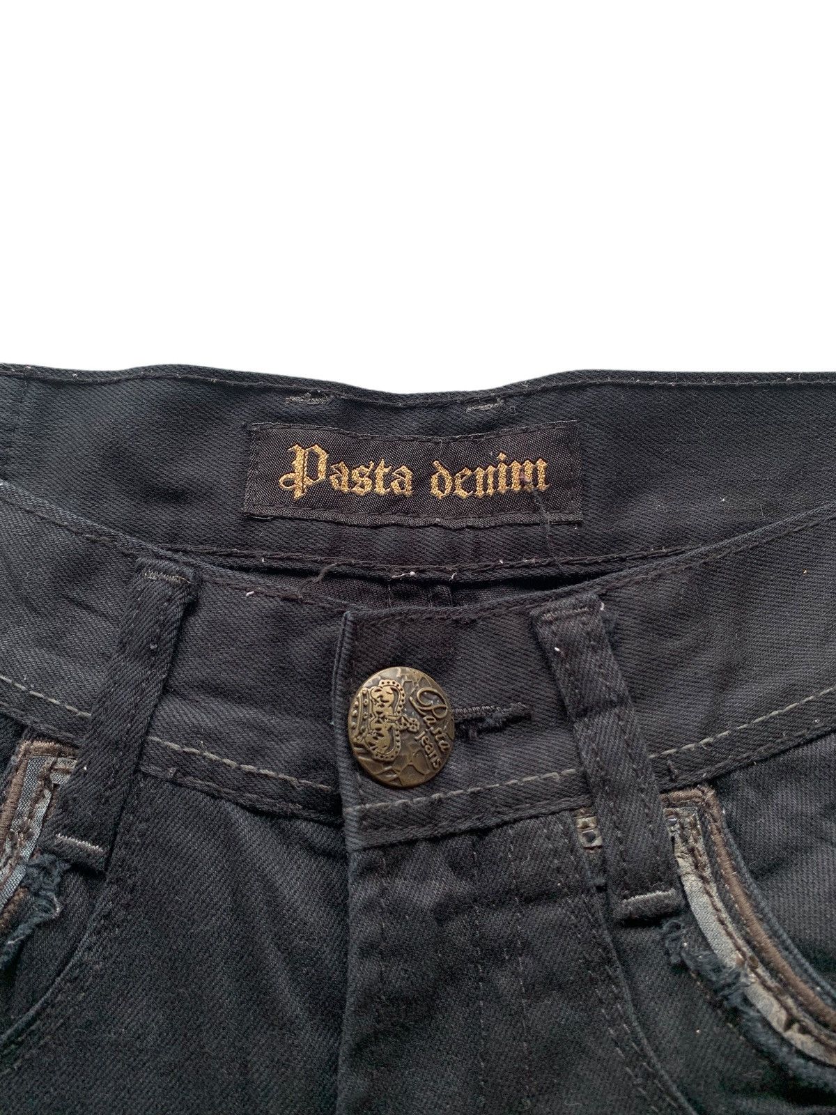 Tornado Mart PUNK PASTA DENIM STUDDED JAPANESE STYLE PANTS Size US 29 - 12 Thumbnail
