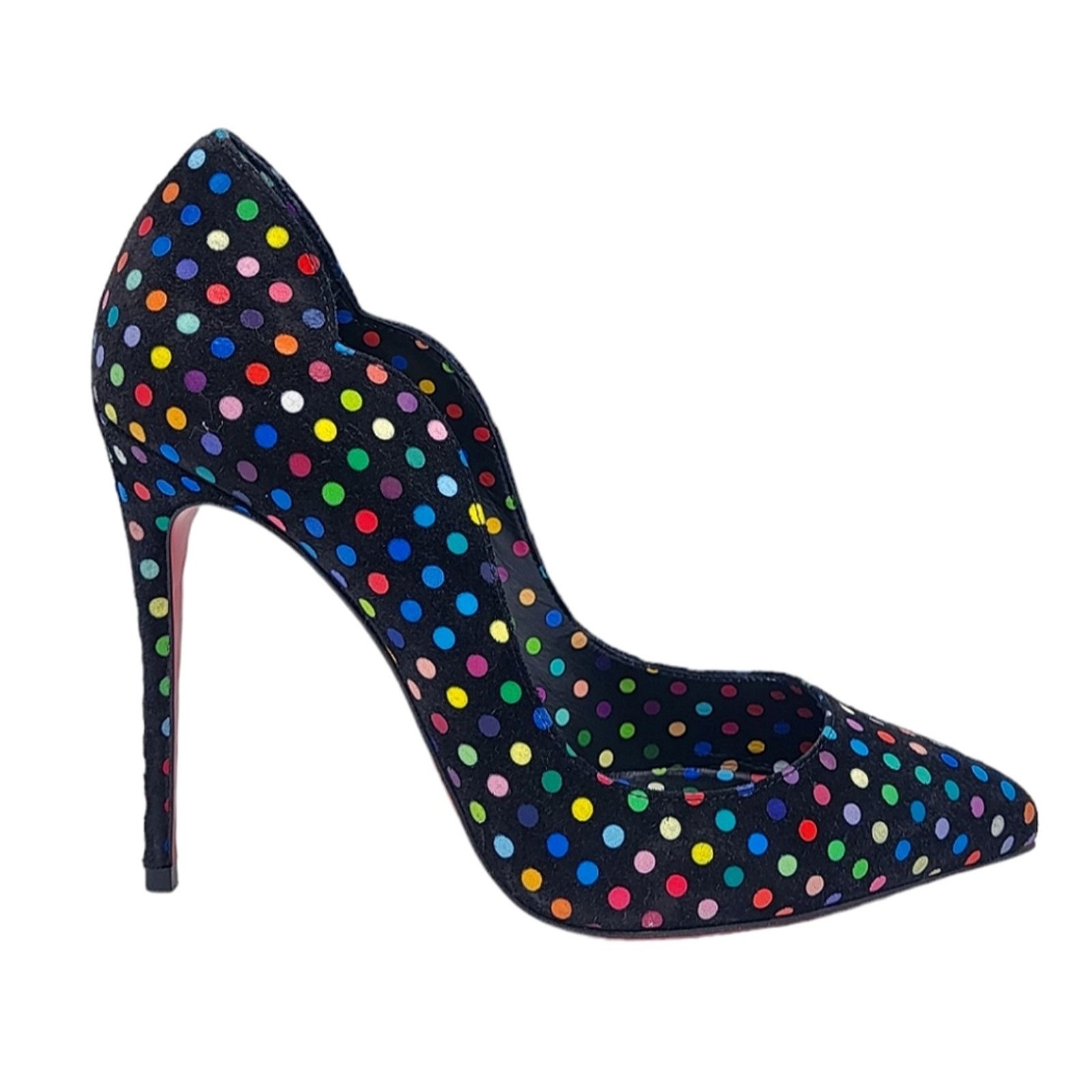 Christian Louboutin Christian Louboutin Hot Chick 100 Polka Dot Pumps Multi 36 Size US 5.5 / IT 35.5 - 4 Thumbnail