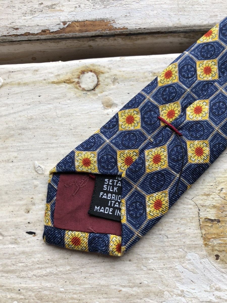 Vintage × Yves Saint Laurent ❗️RARE YSL luxury silk tie vintage paris hand made Size ONE SIZE - 3 Thumbnail