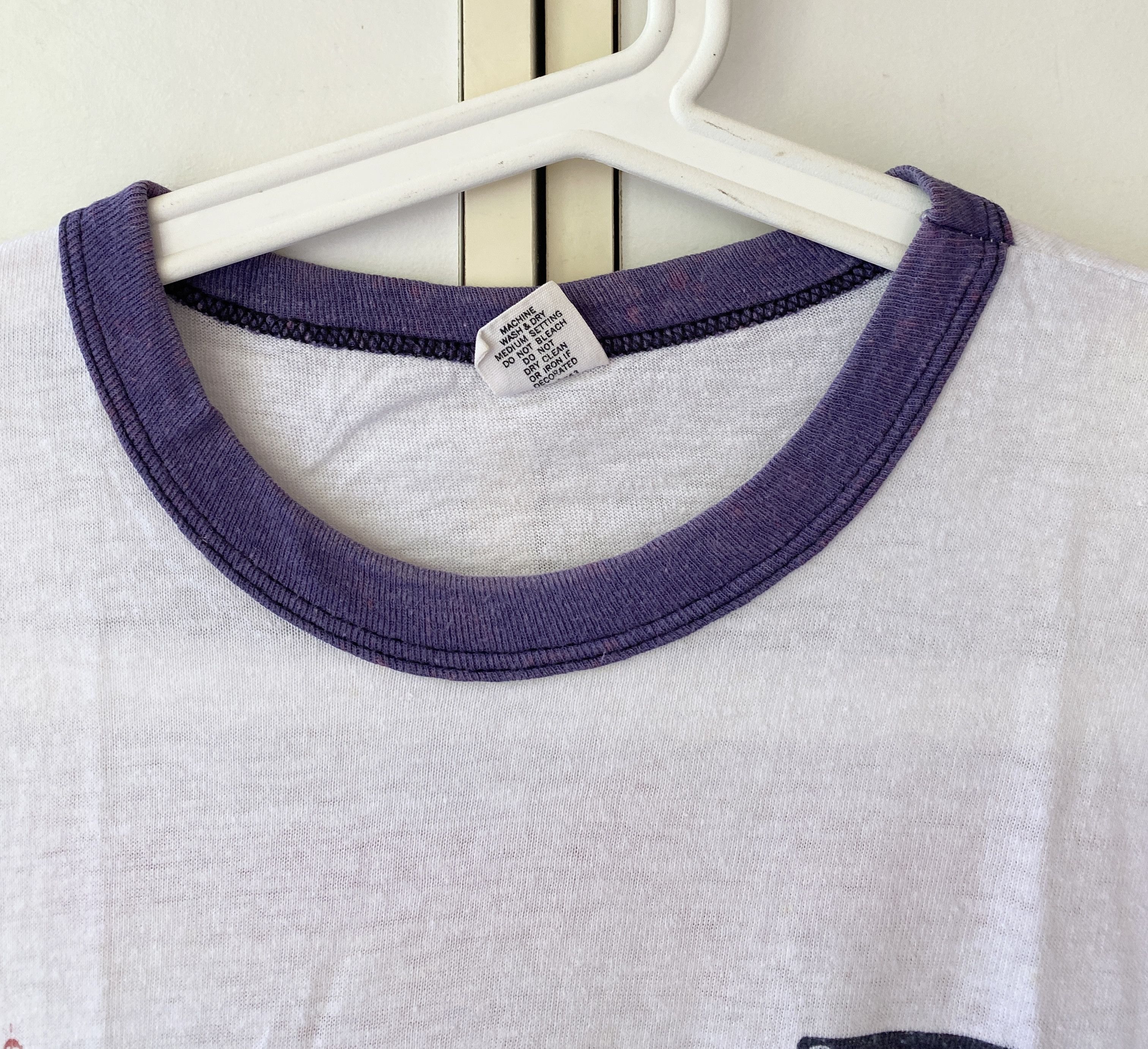 Hanes VINTAGE 90' NIKE RINGER T SHIRT Size US L / EU 52-54 / 3 - 7 Thumbnail
