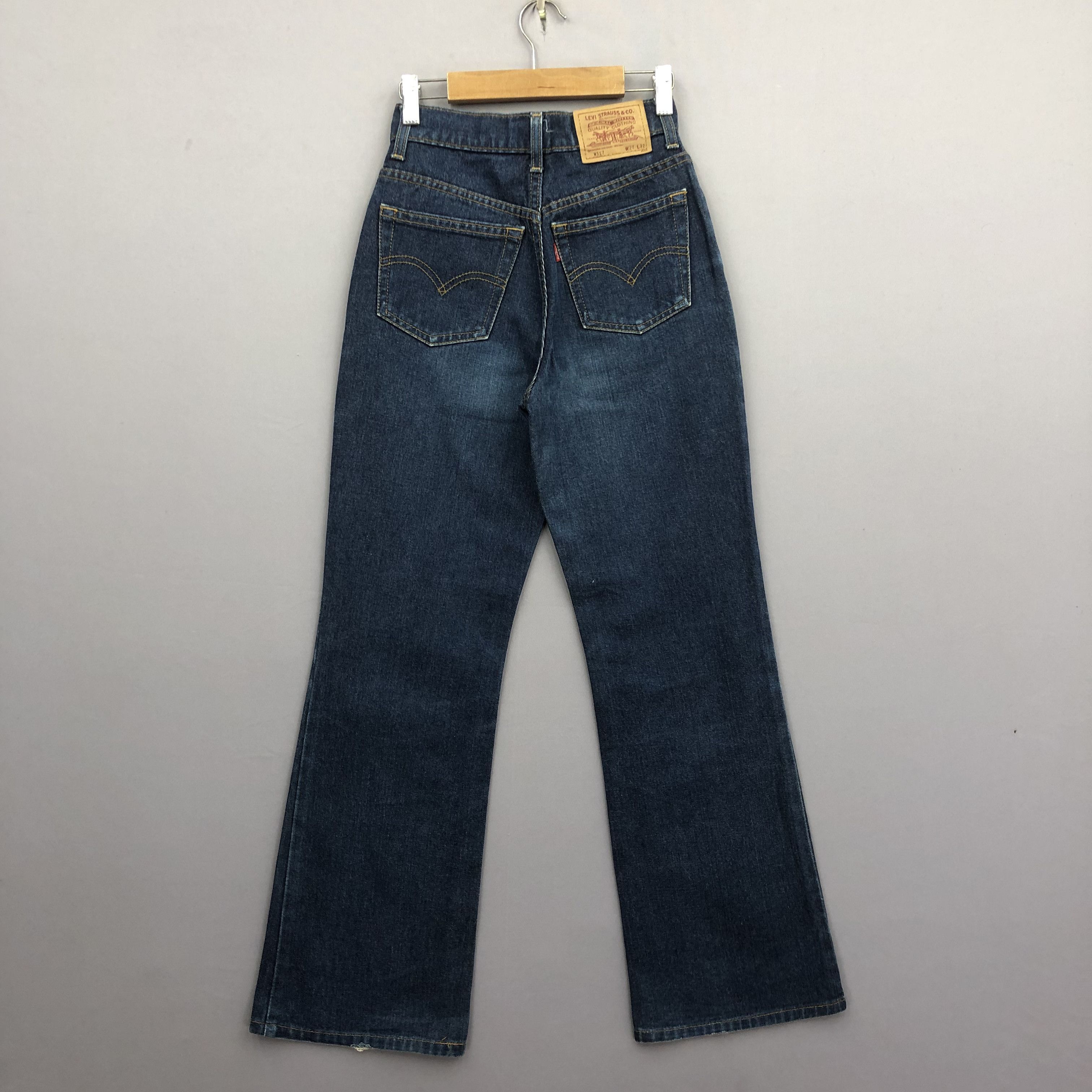 Levi's Vintage Levis 517 Flare Jeans Tiny Size Bootcut Levi's Denim Size 22" - 2 Thumbnail