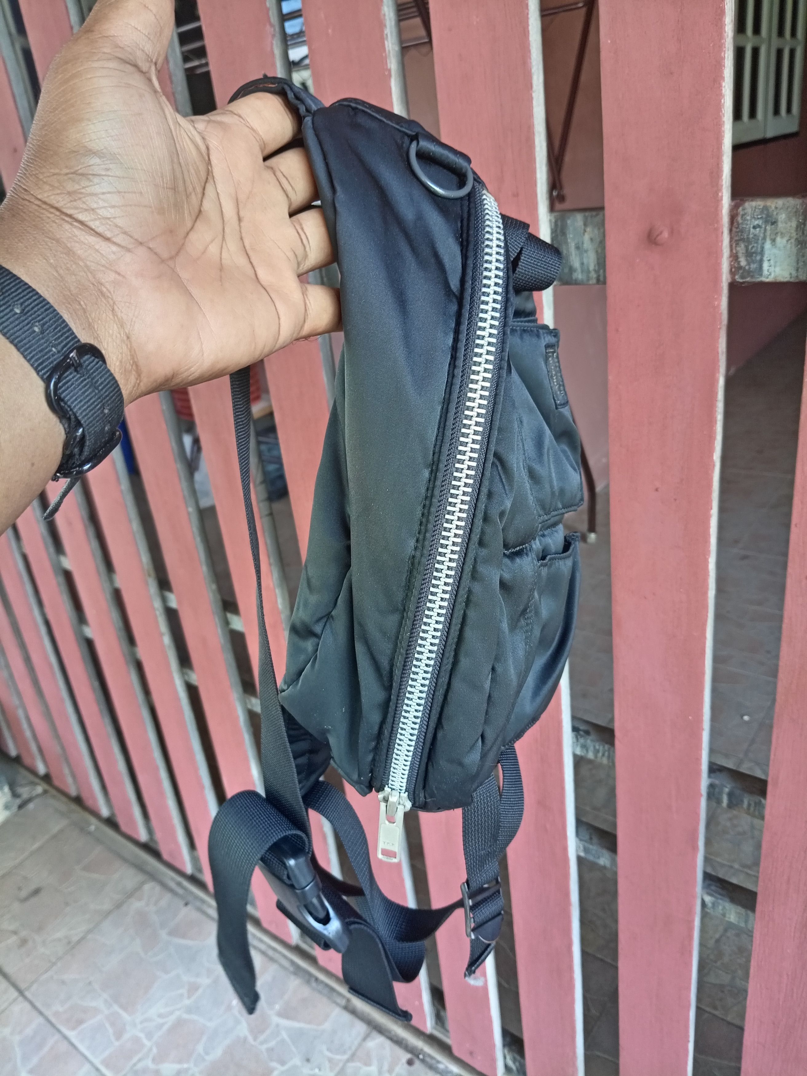 Porter Porter yoshida tanker black waist bag Size ONE SIZE - 12 Thumbnail
