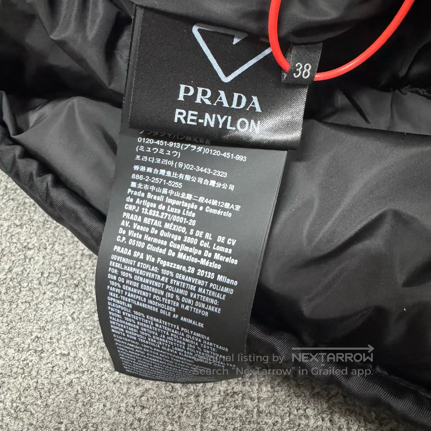 Prada Prada size 38 Delta-shaped logo hooded down jacket| Size US M / EU 48-50 / 2 - 7 Thumbnail
