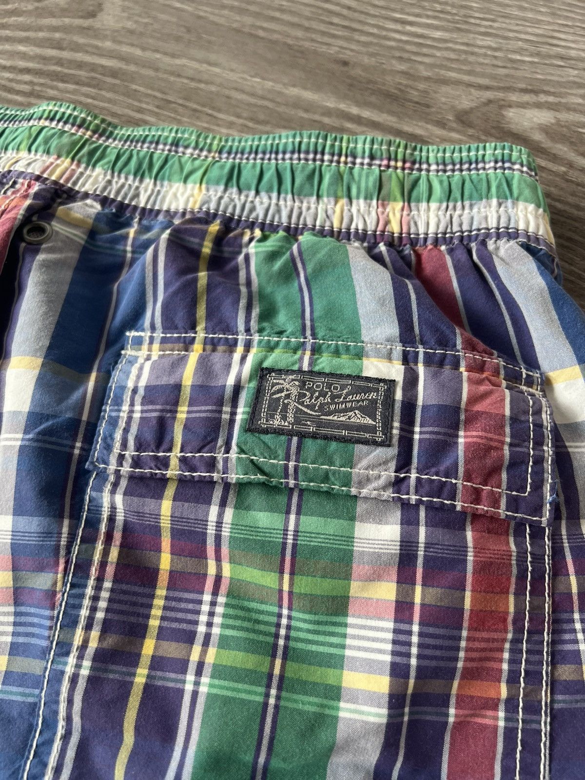 Polo Ralph Lauren × Ralph Lauren × Vintage ‼️Vintage Polo Ralph Lauren RRL Swim/Casual Shorts ‼️ Size US 34 / EU 50 - 20 Thumbnail