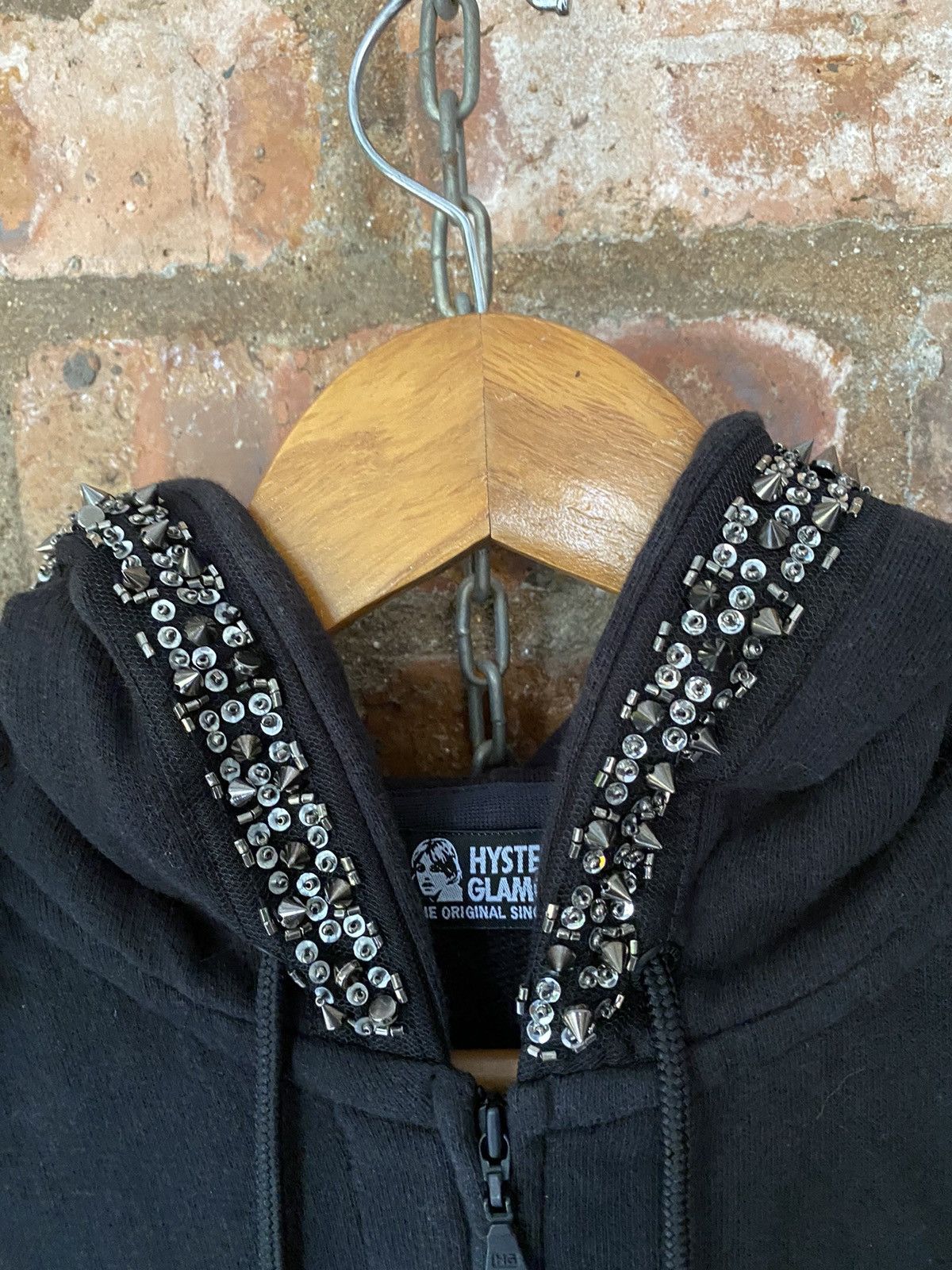 Hysteric Glamour HYSTERIC metalica Punk Studs and spike hoodie Size S / US 4 / IT 40 - 8 Thumbnail
