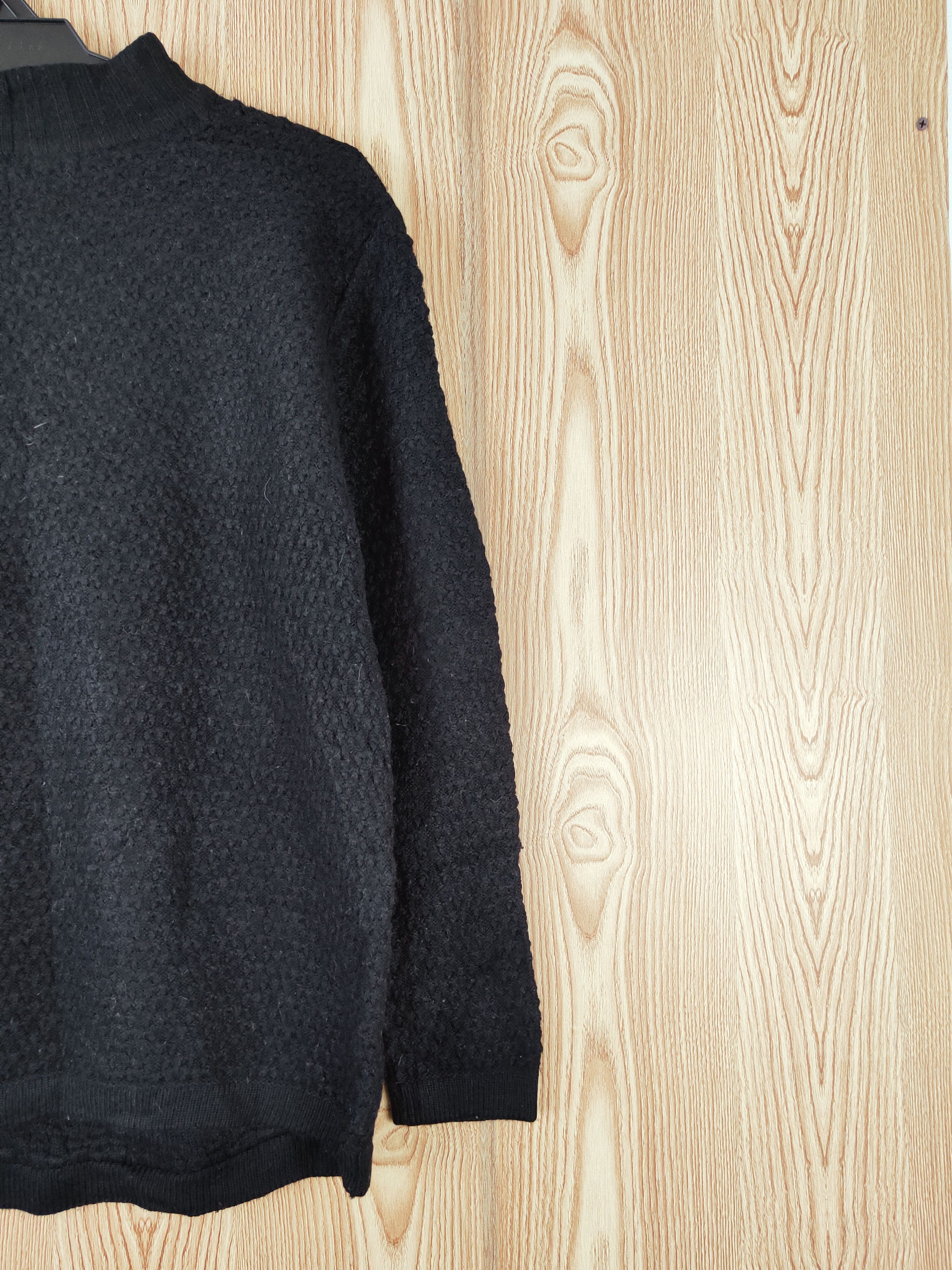 Homespun Knitwear × Japanese Brand × Vintage Chercheur Black Knitwear Sweatshirts #W867 Size M / US 6-8 / IT 42-44 - 9 Thumbnail