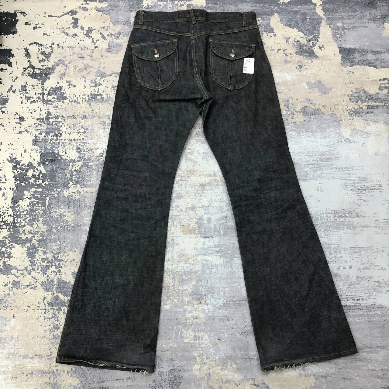 Katharine Hamnett London P143 KATHERINE HAMNETT FLARED DENIM Size US 31 - 2 Thumbnail