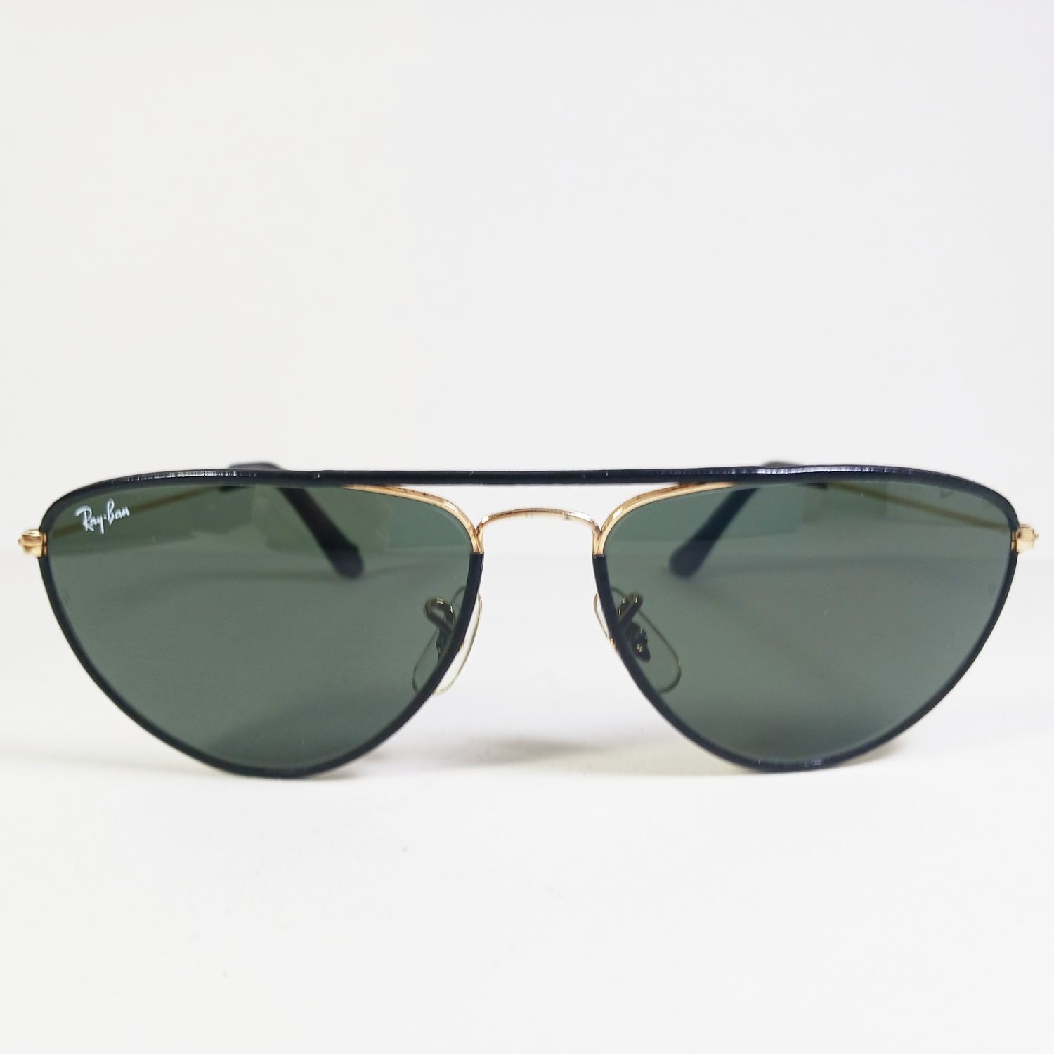 Bausch & Lomb × RayBan Ray Ban Bausch & Lomb W1565 Leathers B&L Sunglasses USA RARE Size ONE SIZE - 3 Thumbnail