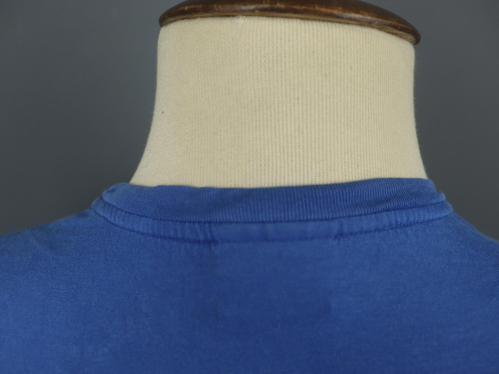 Lacoste Lacoste Blue Graphic Logo Cotton Crew Neck T-Shirt Size 4 Size US M / EU 48-50 / 2 - 10 Thumbnail