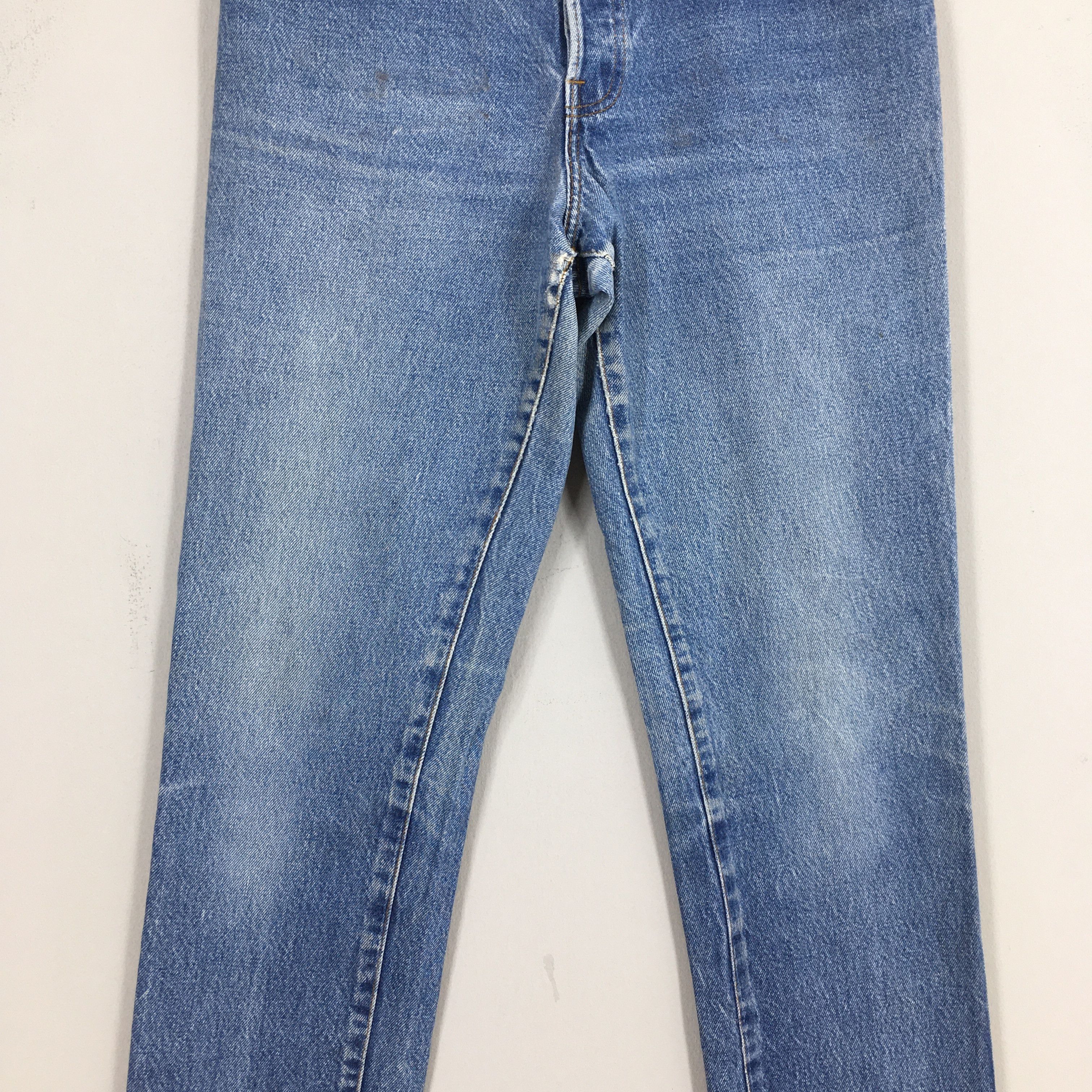 Levi's Size 26x32.5 Vintage 90s Levi's 501 Faded Blue Jeans S1087 Size 26" / US 2 / IT 38 - 3 Thumbnail