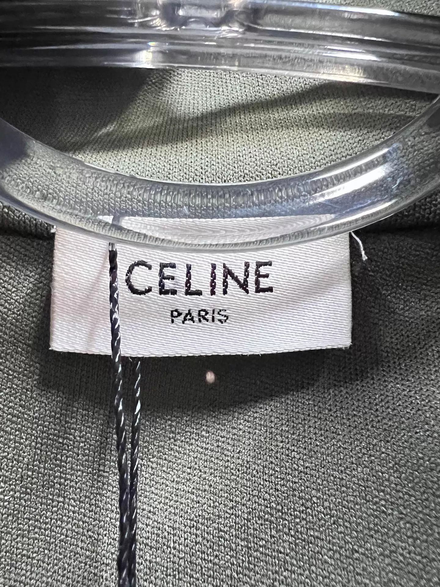 Celine Celine Khaki Green Triumph Mini Logo Zip Jacket Size S Size S / US 4 / IT 40 - 4 Thumbnail