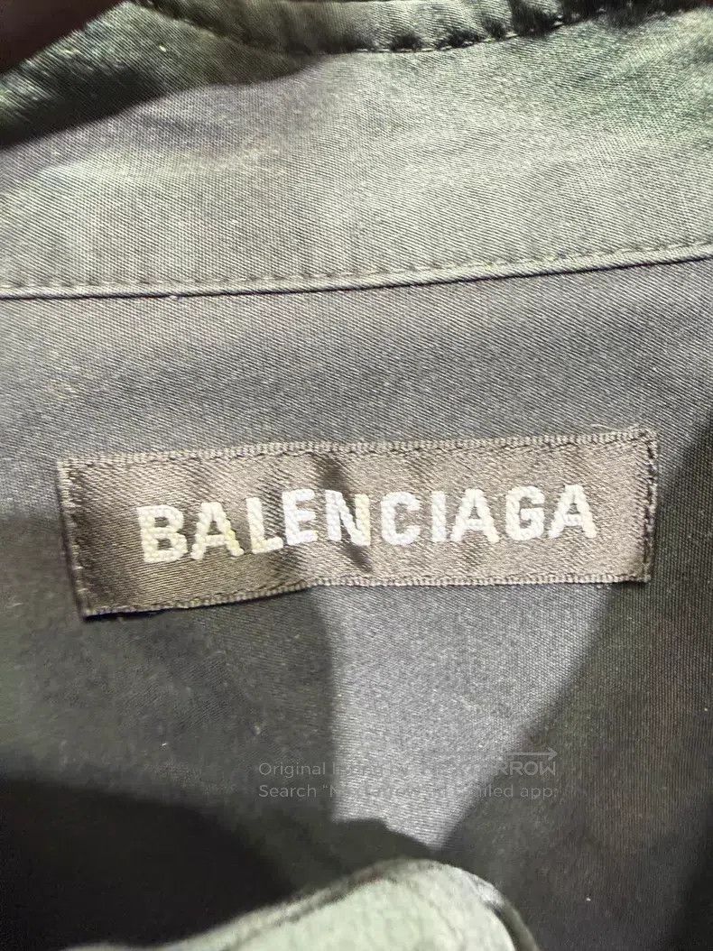 Balenciaga Balenciaga size 37 Coke embroidery black long-sleeve shirt Size US XS / EU 42 / 0 - 6 Thumbnail