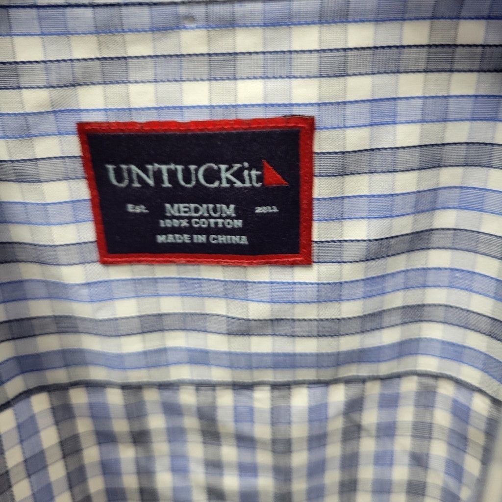 UNTUCKit UNTUCKit Men's Long-Sleeves Plaid Button-Up Shirt Medium Size US M / EU 48-50 / 2 - 7 Thumbnail