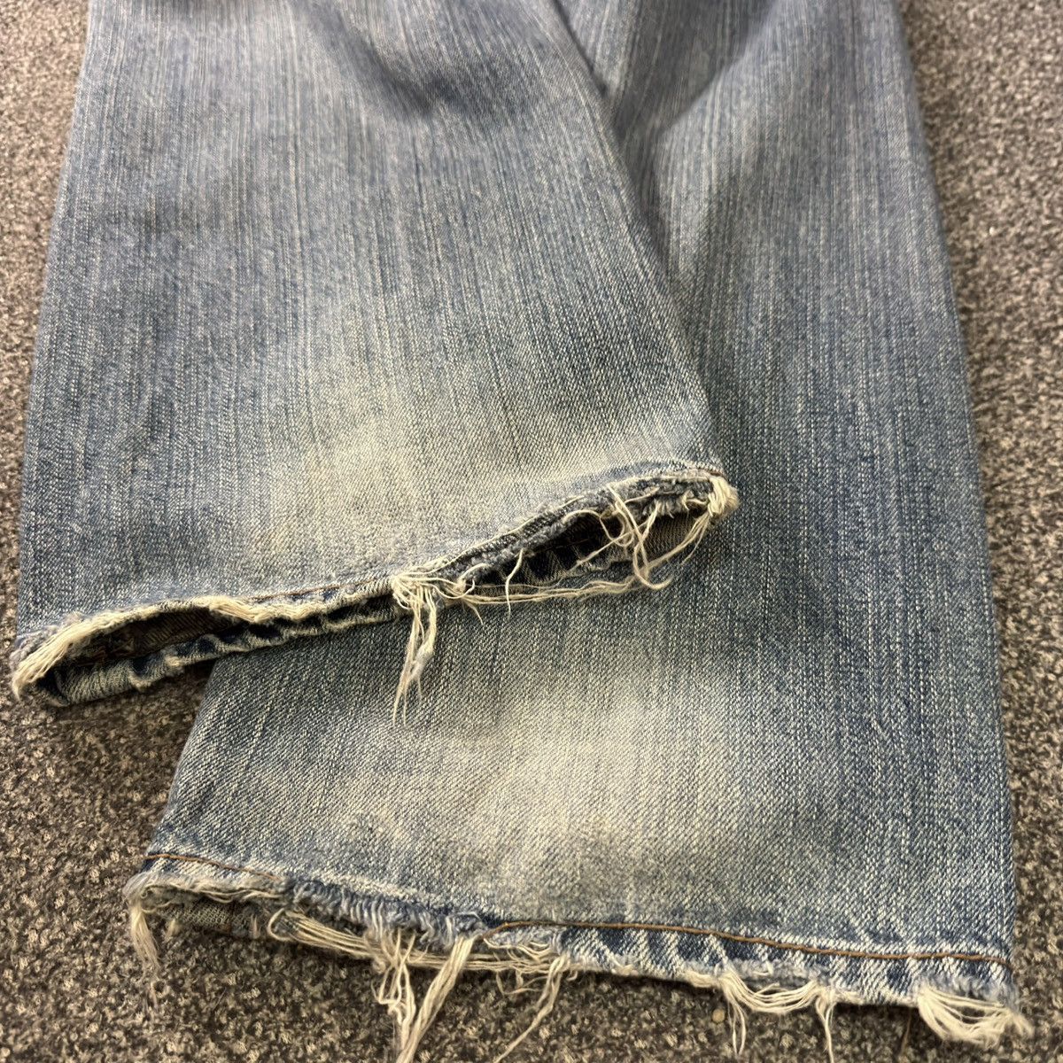 Tornado Mart Fudge Studded Stone Destroyed Jeans Denim Hysteric Y2k Style Size US 34 / EU 50 - 11 Thumbnail
