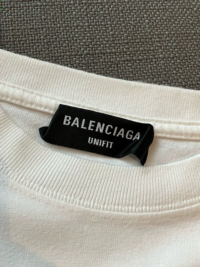 Other Balenciaga White OS short sleeve T-shirt scissors logo pri Size US S / EU 44-46 / 1 - 5 Thumbnail