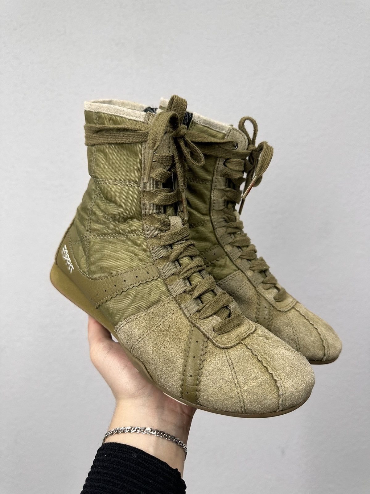 Esprit Vintage Puma Hight Boxer Boots Shoes Supreme Sneakers Y2K Size US 7 / IT 37 - 2 Thumbnail