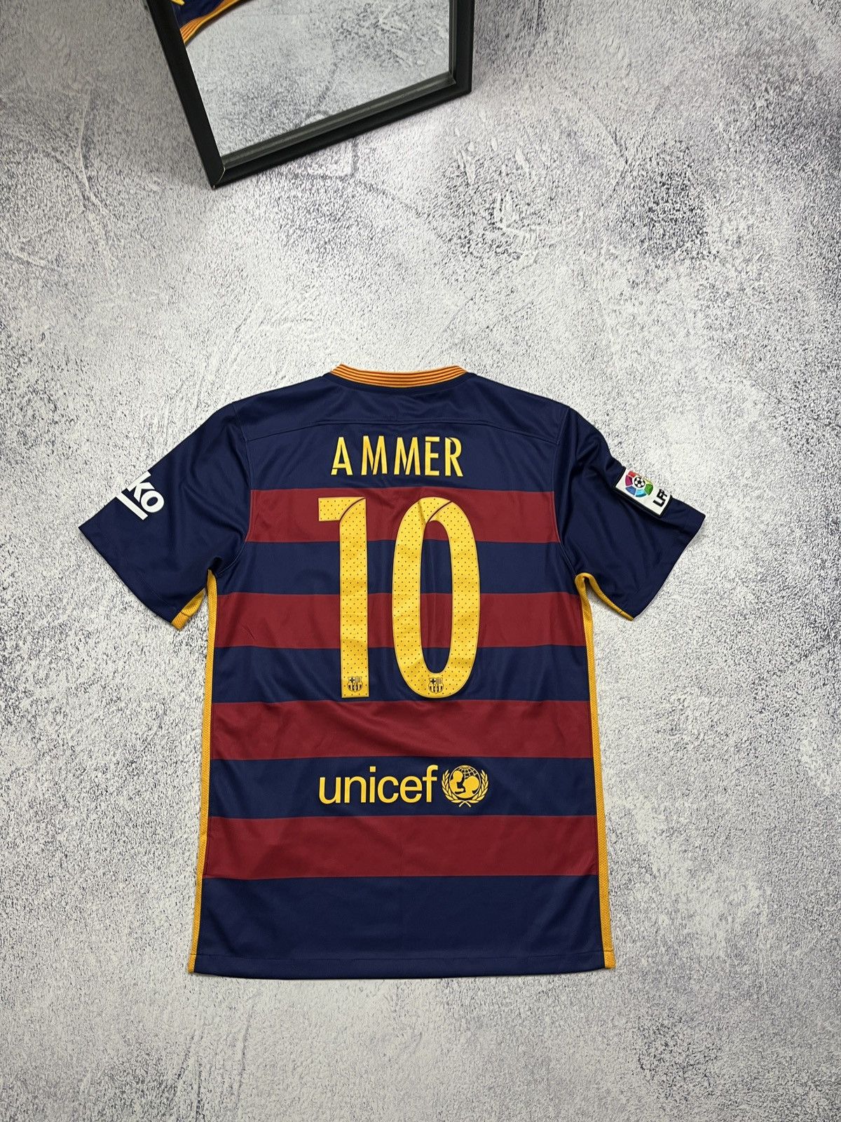 Nike × Vintage Nike FC Barcelona 2015/2016 Soccer Jersey Football Rare Size US S / EU 44-46 / 1 - 13 Thumbnail
