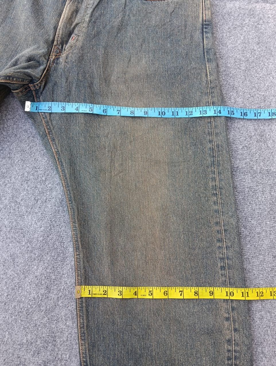 Edwin Extra baggy EDWIN XU 445 Rusty Denim Jeans (W36 L32) Size US 36 / EU 52 - 5 Thumbnail
