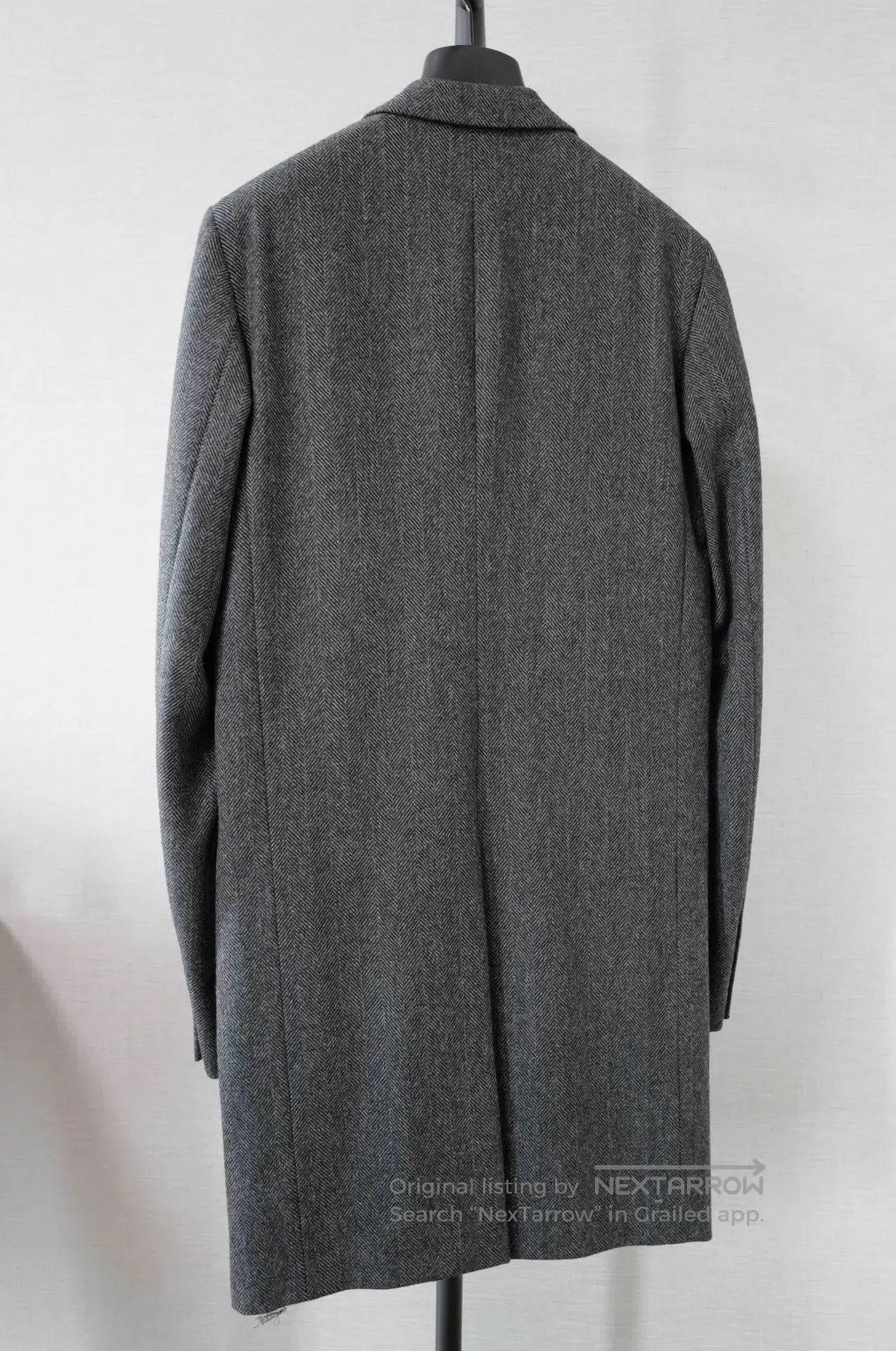 Dior Herringbone Pattern Long Coat Black Size S. Size US S / EU 44-46 / 1 - 2 Thumbnail
