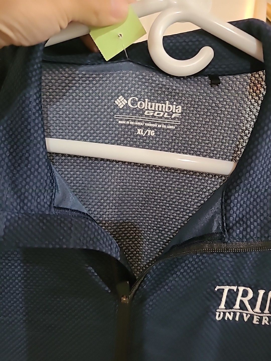 Columbia Colombia Mens GOLF XL Qtr Zip Shirt Long Sleeve Navy Blue Size US XL / EU 56 / 4 - 4 Thumbnail