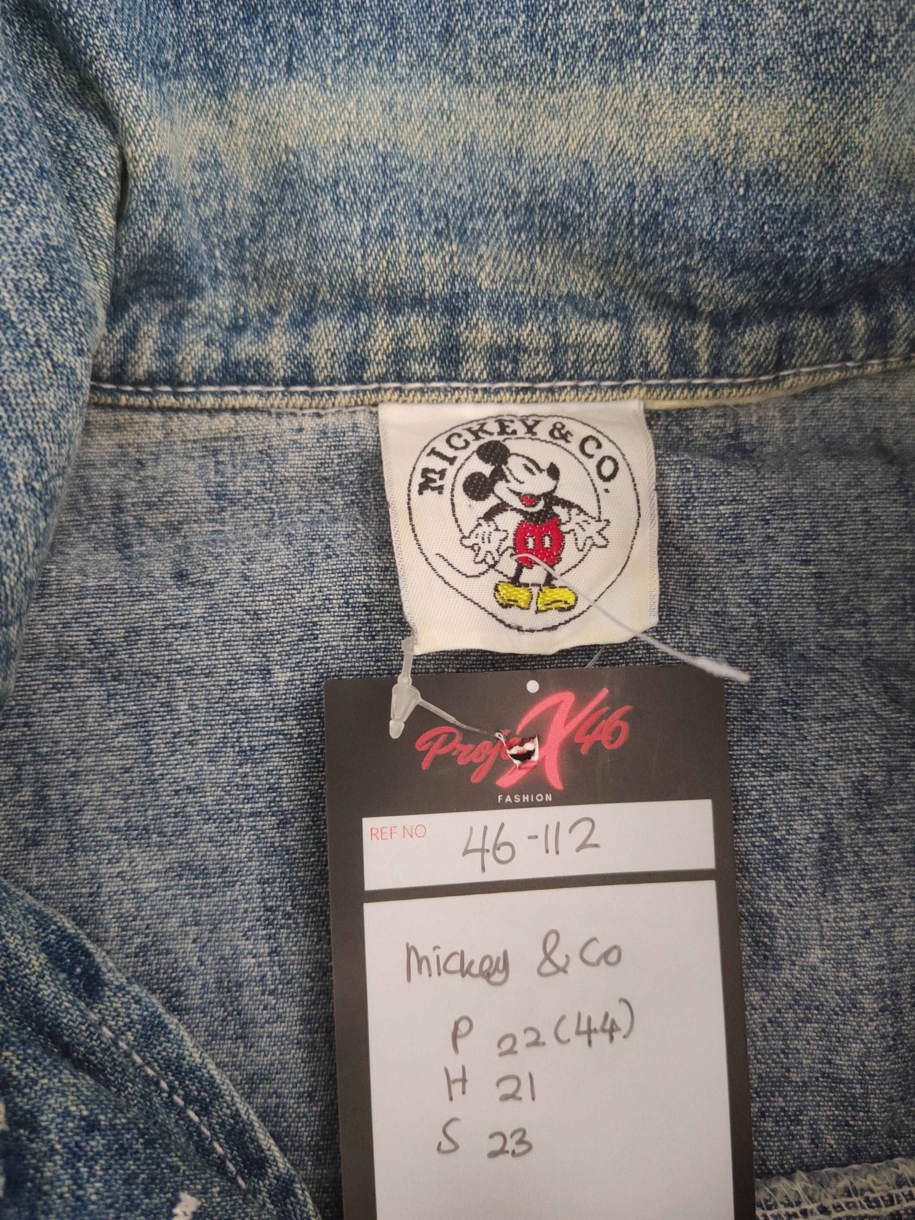 Mickey & Co. DL Mickey & co. Blue Denim Jackets #46-112 Size L / US 10 / IT 46 - 14 Thumbnail
