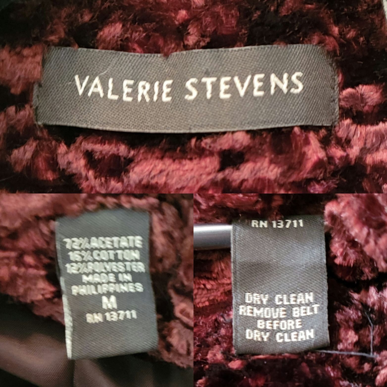 Vintage Vtg 90's Vegan Faux Persian Lamb Fur Jacket Sz M Chocolate T Size M / US 6-8 / IT 42-44 - 2 Thumbnail