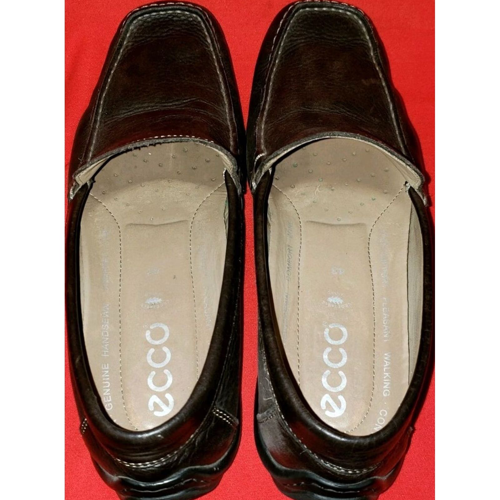 Ecco VINTAGE ECCO Driving Loafers Shirt? Size US 10 / EU 43 - 6 Thumbnail