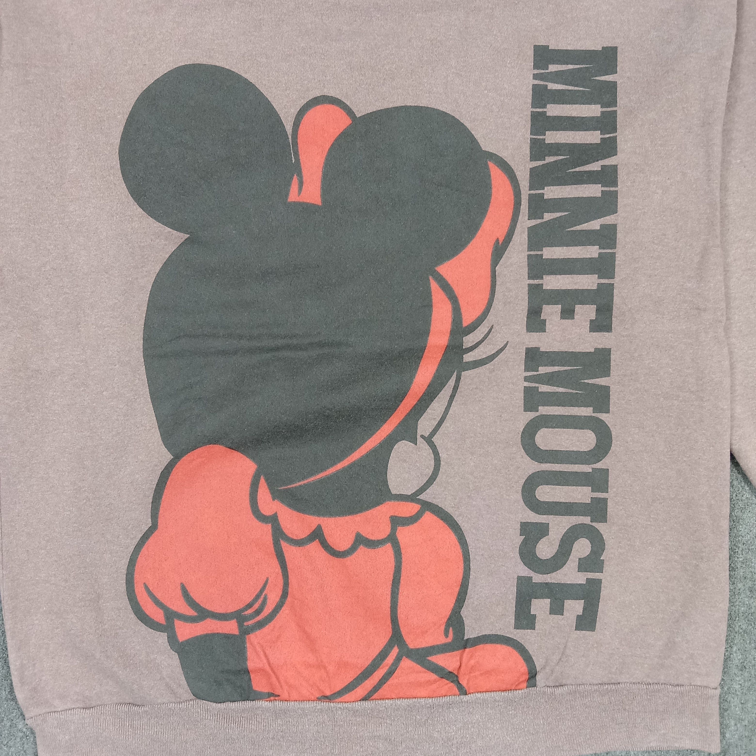 Mickey Mouse Disney Minnie House Mirror Print Sweatshirt C283N6 Size US L / EU 52-54 / 3 - 5 Thumbnail