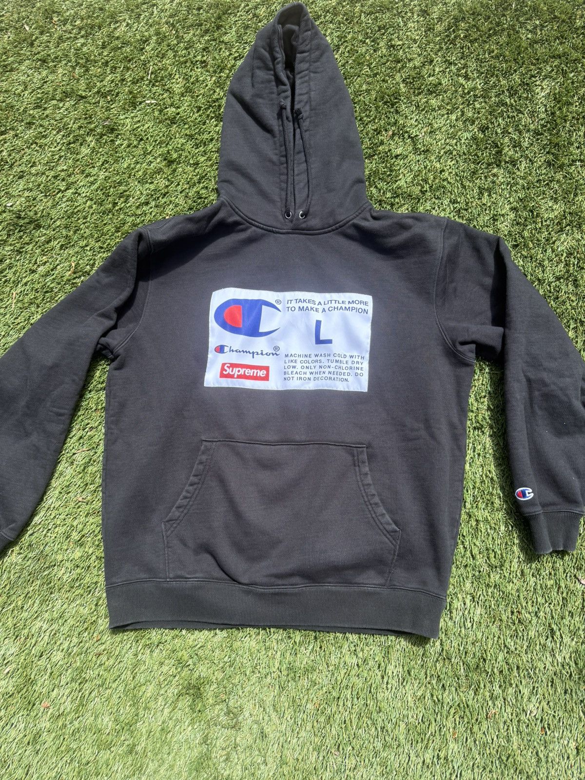 Champion × Supreme Supreme x Champion Hoodie Size Large Size US L / EU 52-54 / 3 - 2 Thumbnail