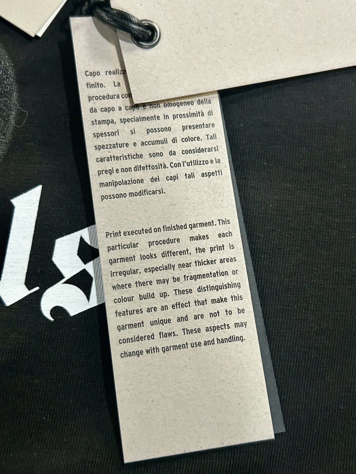 Palm Angels Palm Angels - Paris Monogram Spray Tee – Black Size “Medium” Size US M / EU 48-50 / 2 - 6 Thumbnail