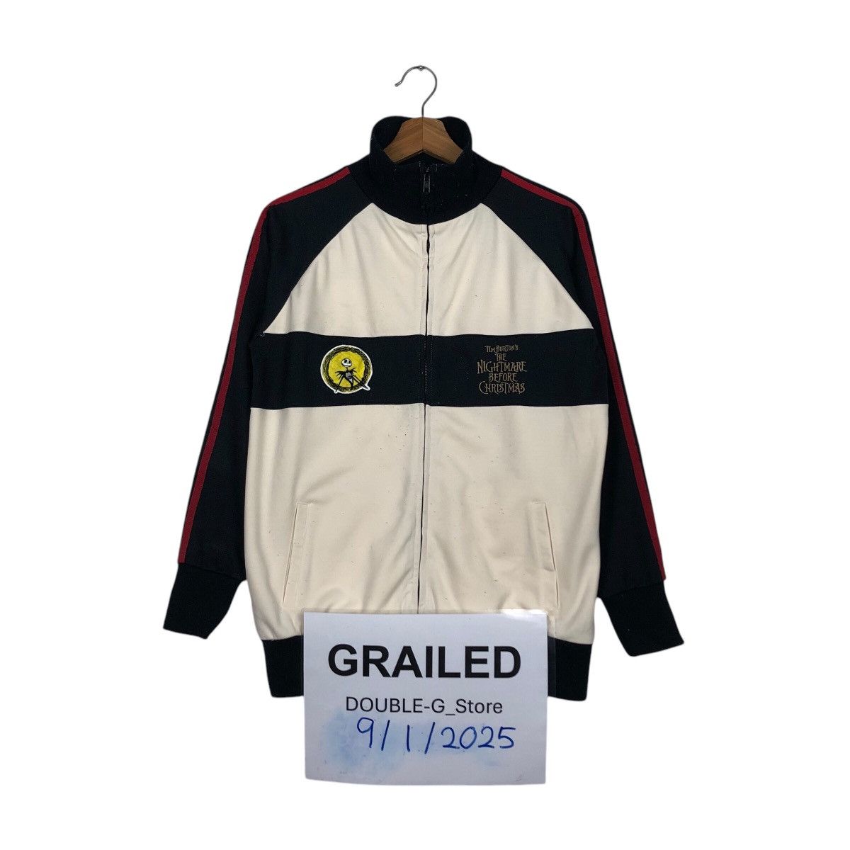 Japanese Brand 📌Vintage Zipper Jacket Tim Burtons The Nightmare Before Size US M / EU 48-50 / 2 - 1 Thumbnail