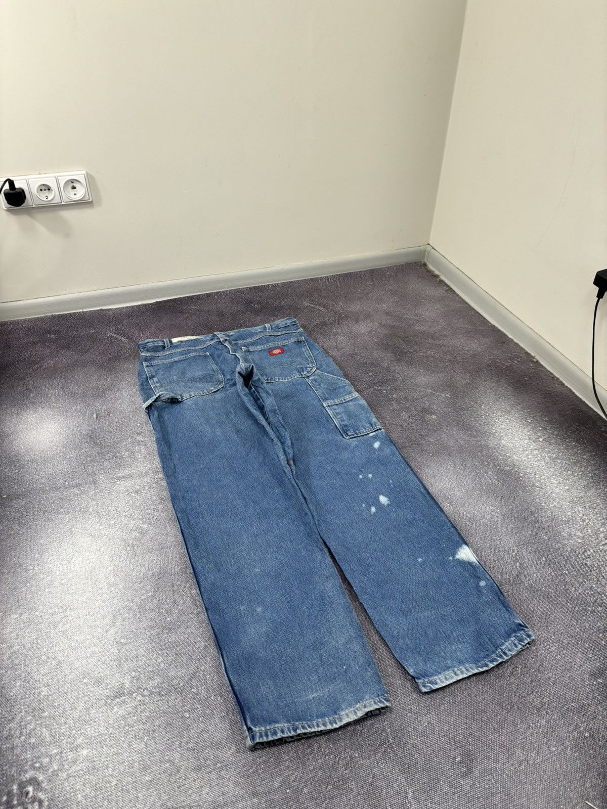 Dickies Vintage Dickies Relaxed Fit Painted Work Blue Denim Jeans Size US 36 / EU 52 - 3 Thumbnail