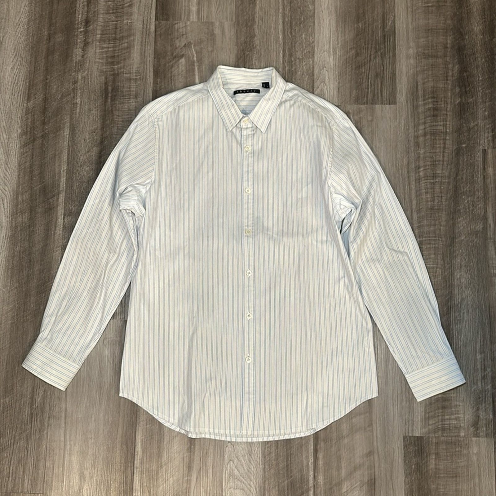 Theory Theory Zack Long Sleeve Button Down - Large Size US L / EU 52-54 / 3 - 2 Thumbnail