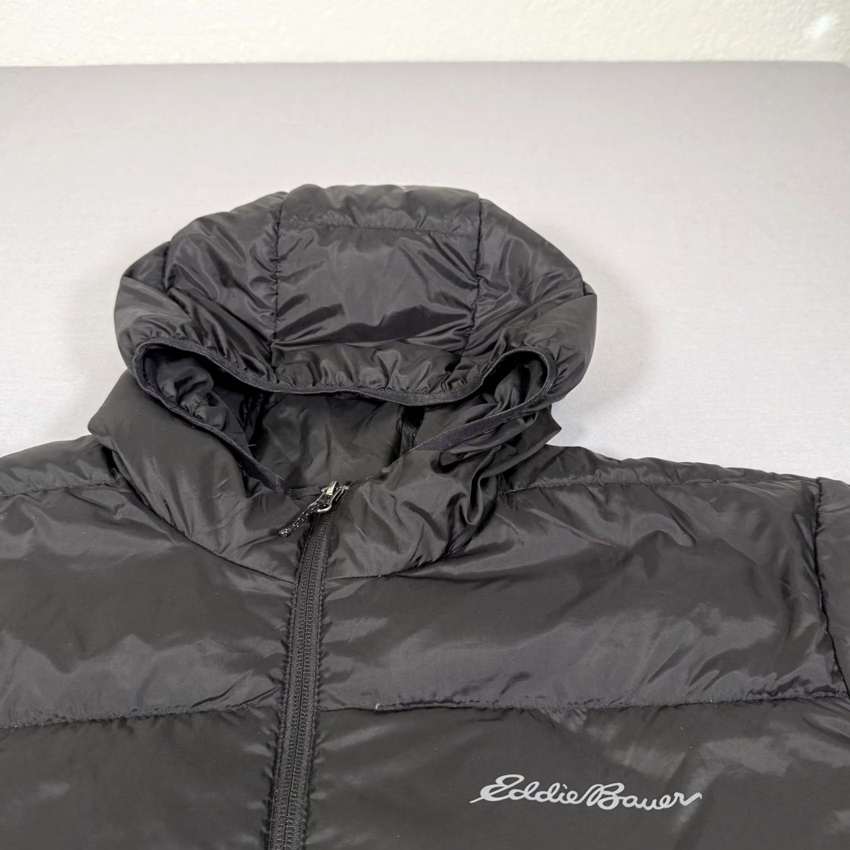 Eddie Bauer Eddie Bauer Jacket Mens 2XL Black EB650 Channel Down Puffer Zip Up Hooded Hike Size US XXL / EU 58 / 5 - 3 Thumbnail