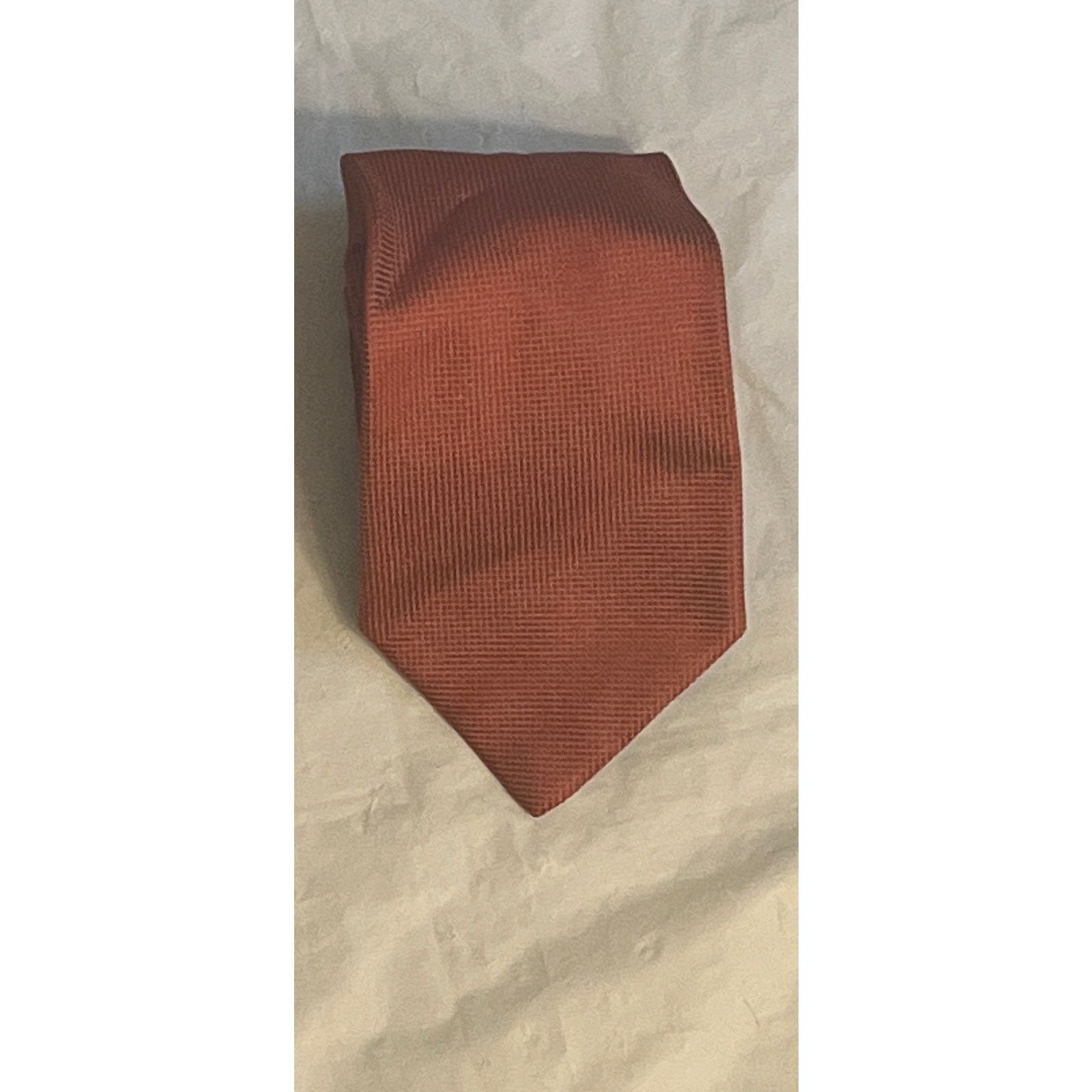 Andrew's Ties Zadi Andrew's Ties Orange/Brown Silk Made in Italy Necktie Size ONE SIZE - 11 Thumbnail