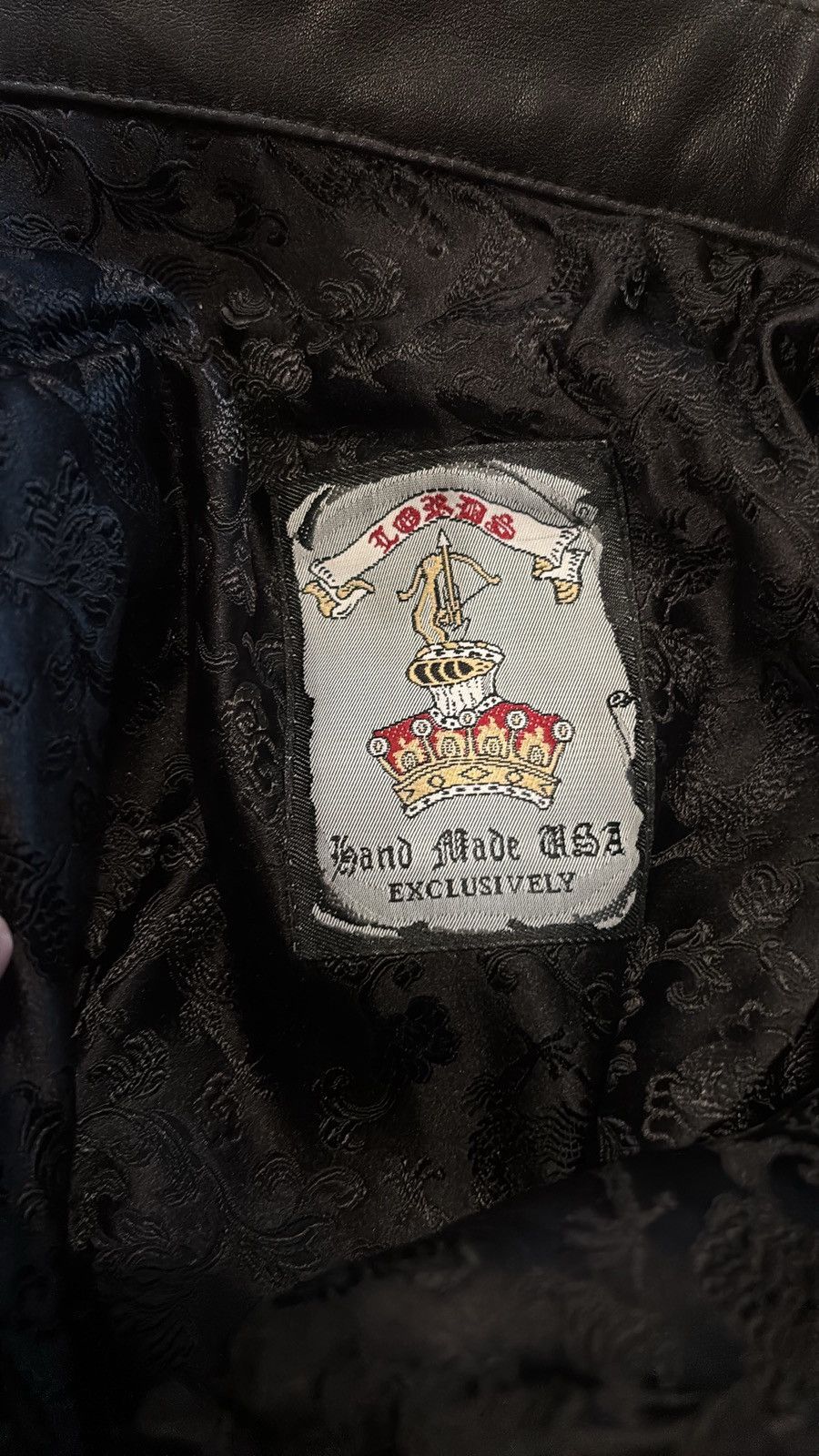 Other Lords Of LA Leather Pants Size US 32 / EU 48 - 3 Thumbnail