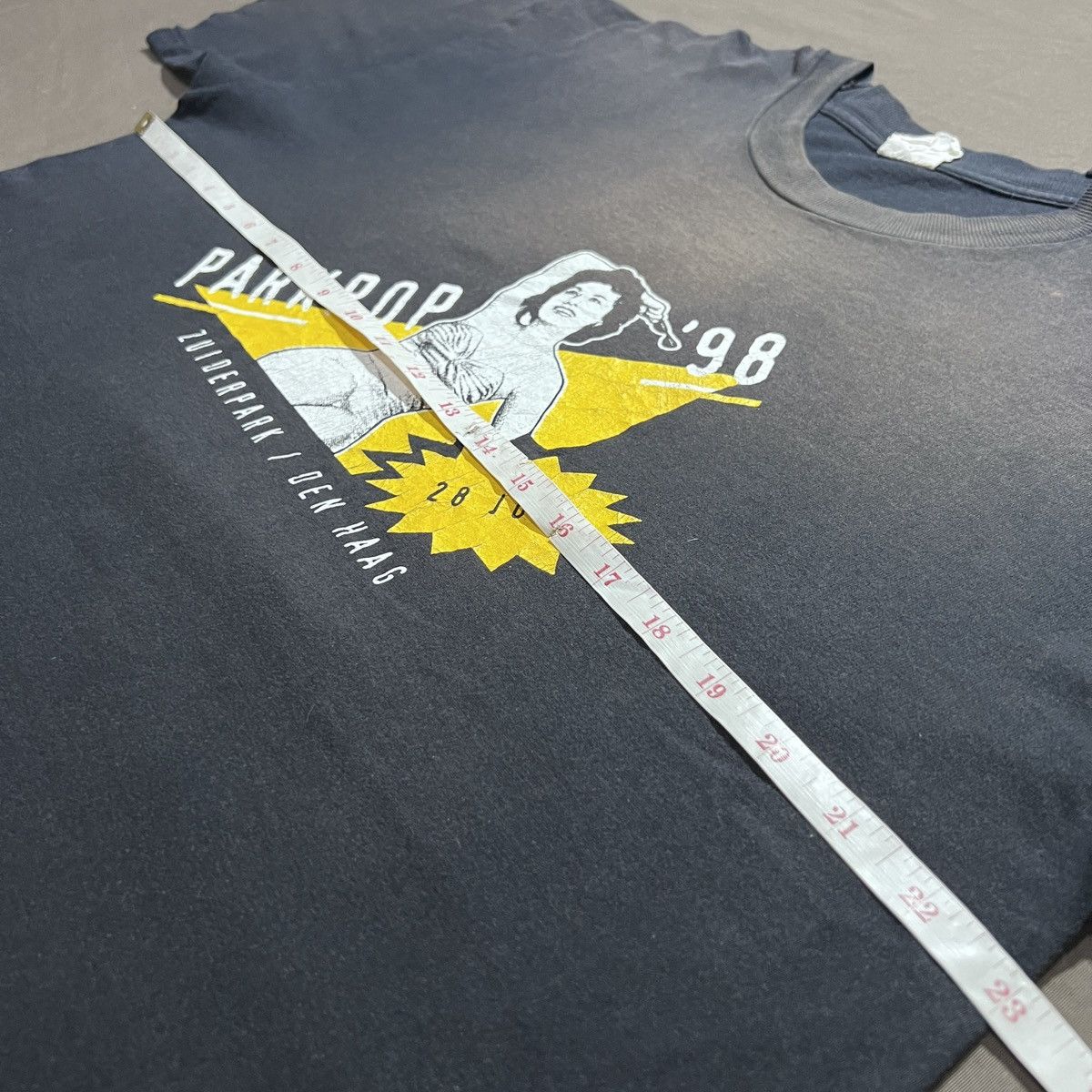 Band Tees Very Rare Vintage 90s Parkpop Fest Tour Tee XL Faded Rock Size US XL / EU 56 / 4 - 12 Thumbnail