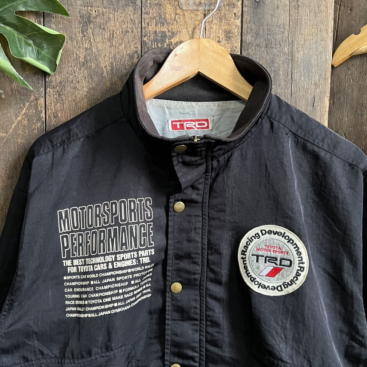Vintage Vintage Toyota TRD Motorsports Racing Bomber Jacket Size US L / EU 52-54 / 3 - 3 Thumbnail